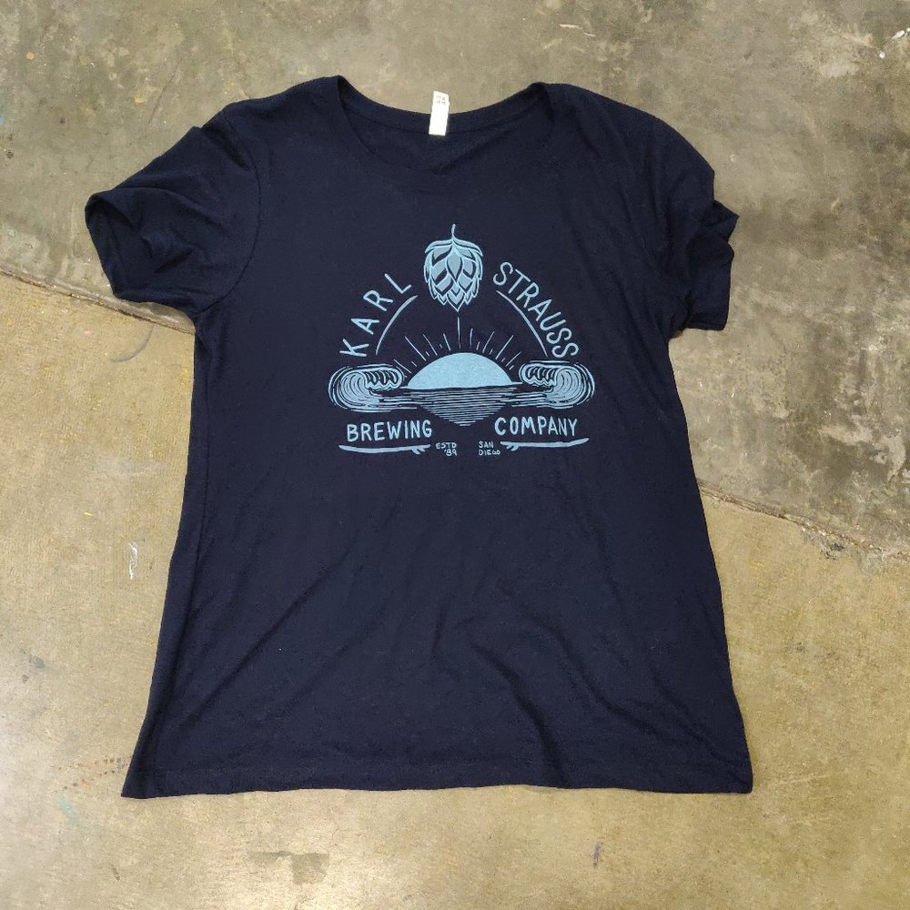 Karl Strauss Brewing Co Tshirt Navy Blue